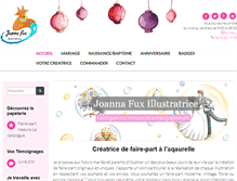 Tablet Screenshot of joannafux.com